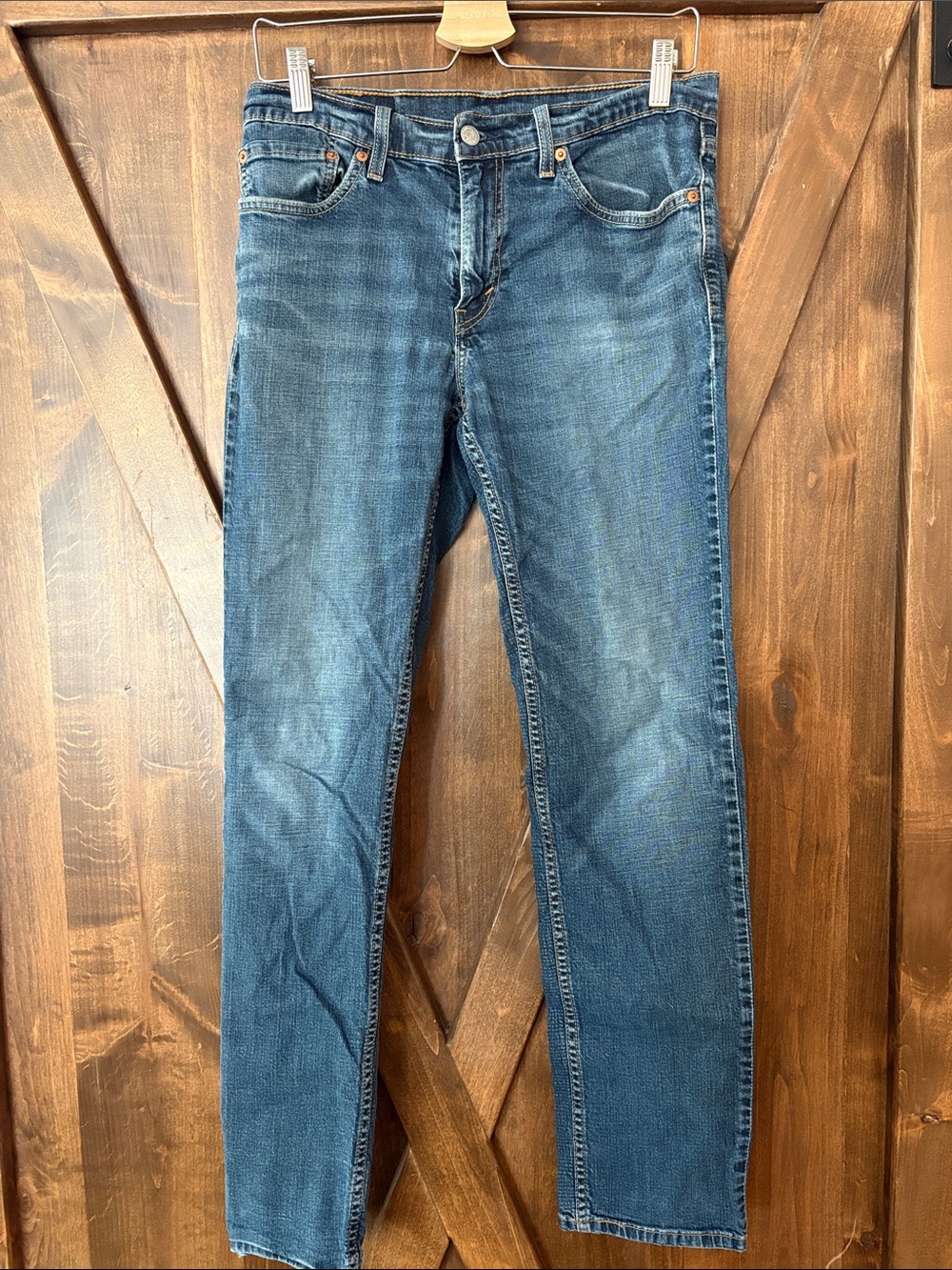 Levi's 511 Men's Slim Straight Jeans in Blue Denim 31x32